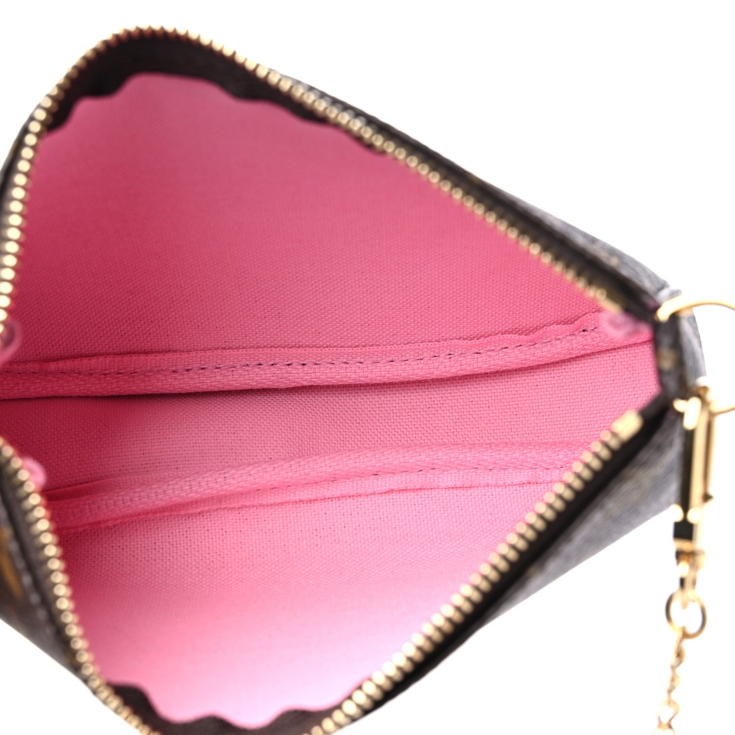 Louis Vuitton Monogram 2022 Christmas Animation Paris Mini Pochette Accessories Pink 5 of 10