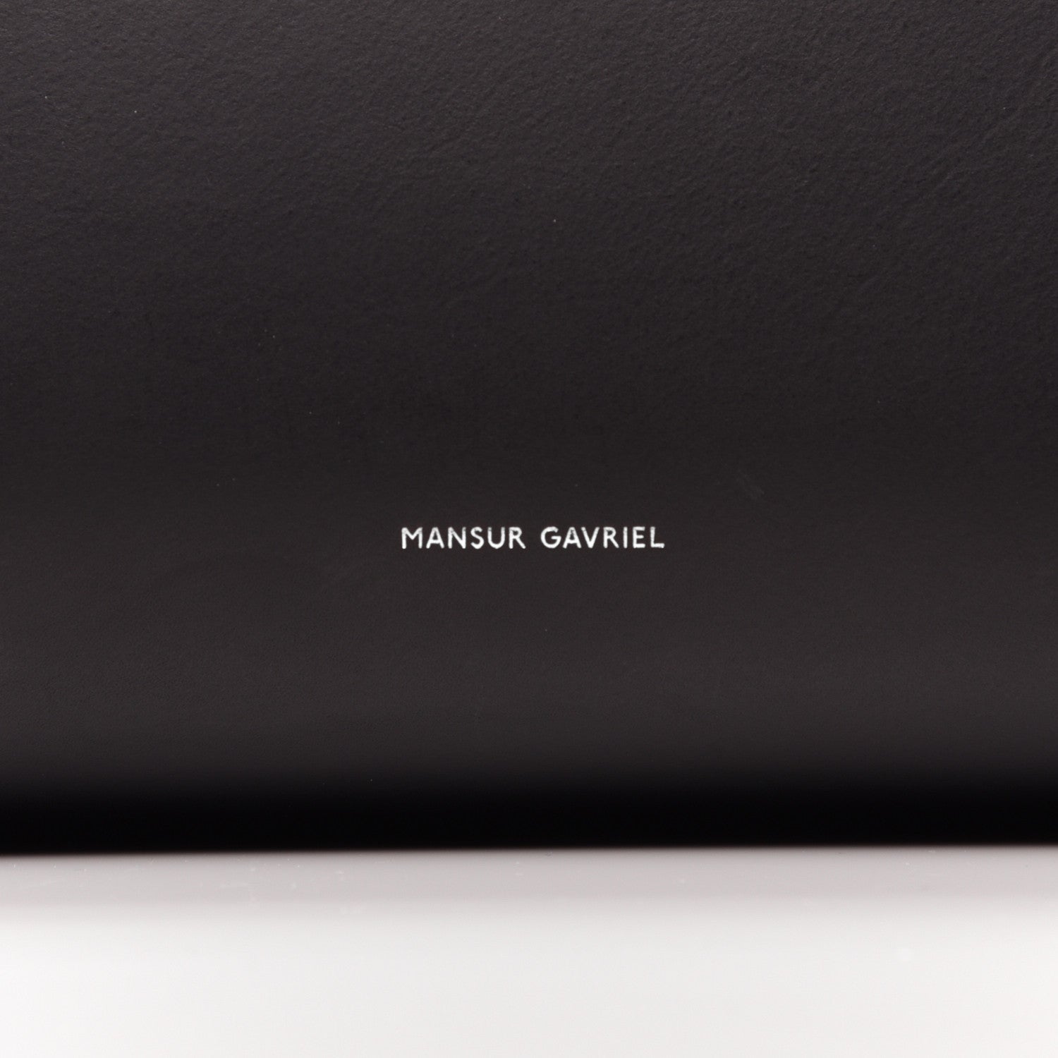 Mansur Gavriel Calfskin Large Shopping Tote Black Flamma 7 of 9