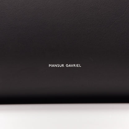 Mansur Gavriel Calfskin Large Shopping Tote Black Flamma 7 of 9