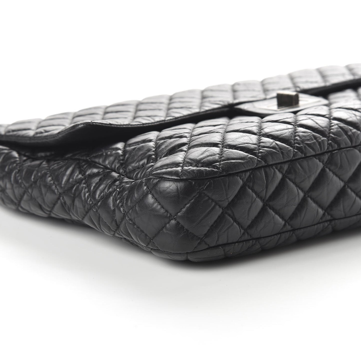 Aged Calfskin Reissue XL Maxi Flap Black