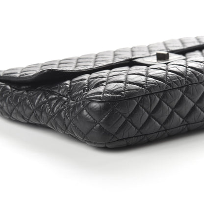 Chanel Aged Calfskin Reissue XL Maxi Flap Black 6 of 10