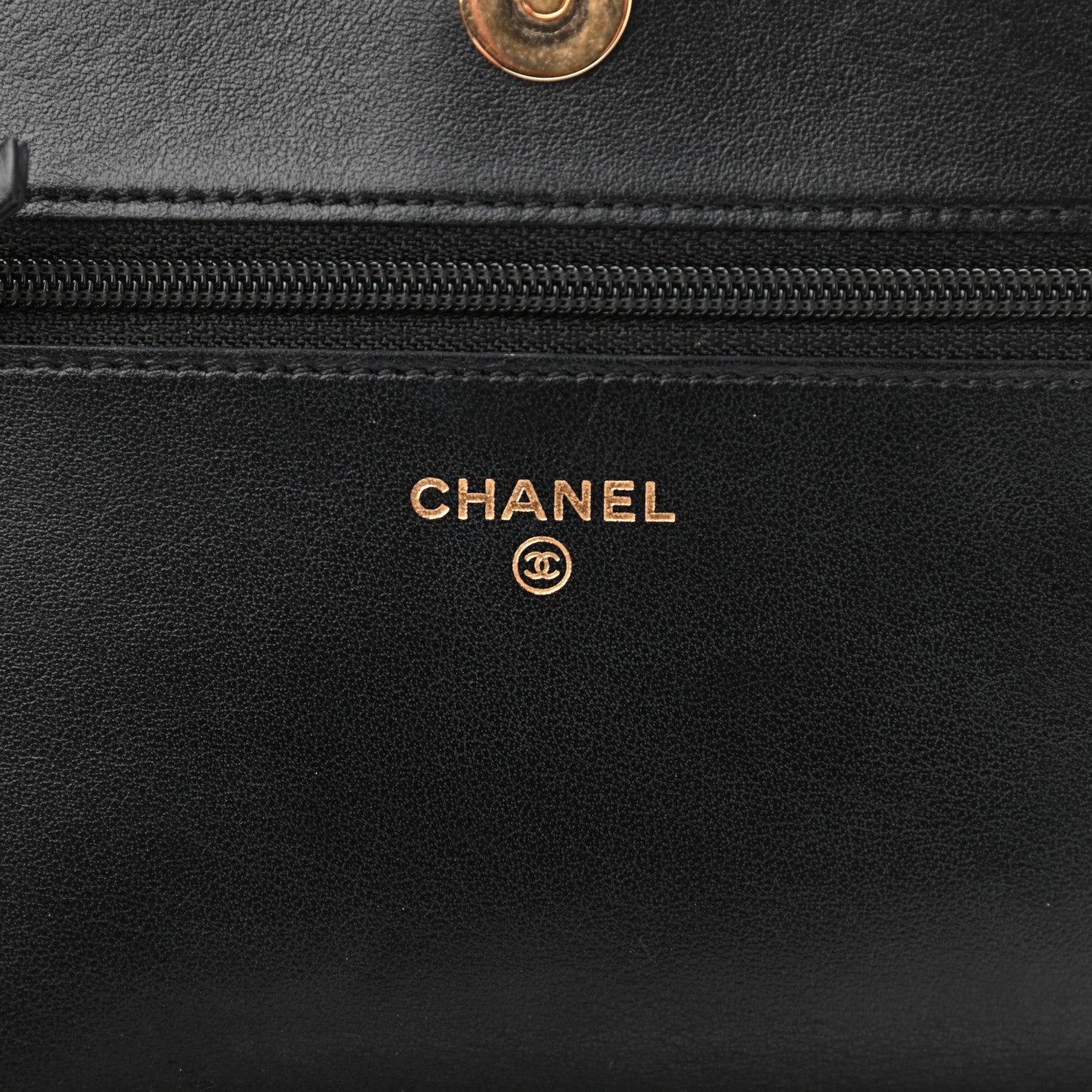 Chanel Caviar Quilted Vintage Mademoiselle Wallet On Chain WOC Black 6 of 12