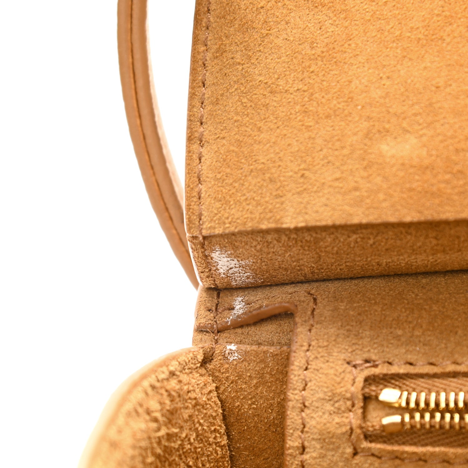 Bottega Veneta Grained Calfskin Maxi Intrecciato Mini Arco Caramel 8 of 11