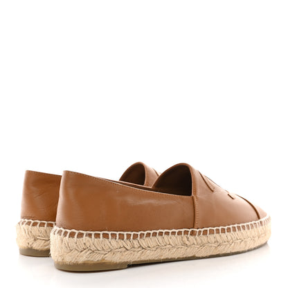 Chanel Lambskin CC Espadrilles 39 Light Brown 4 of 12