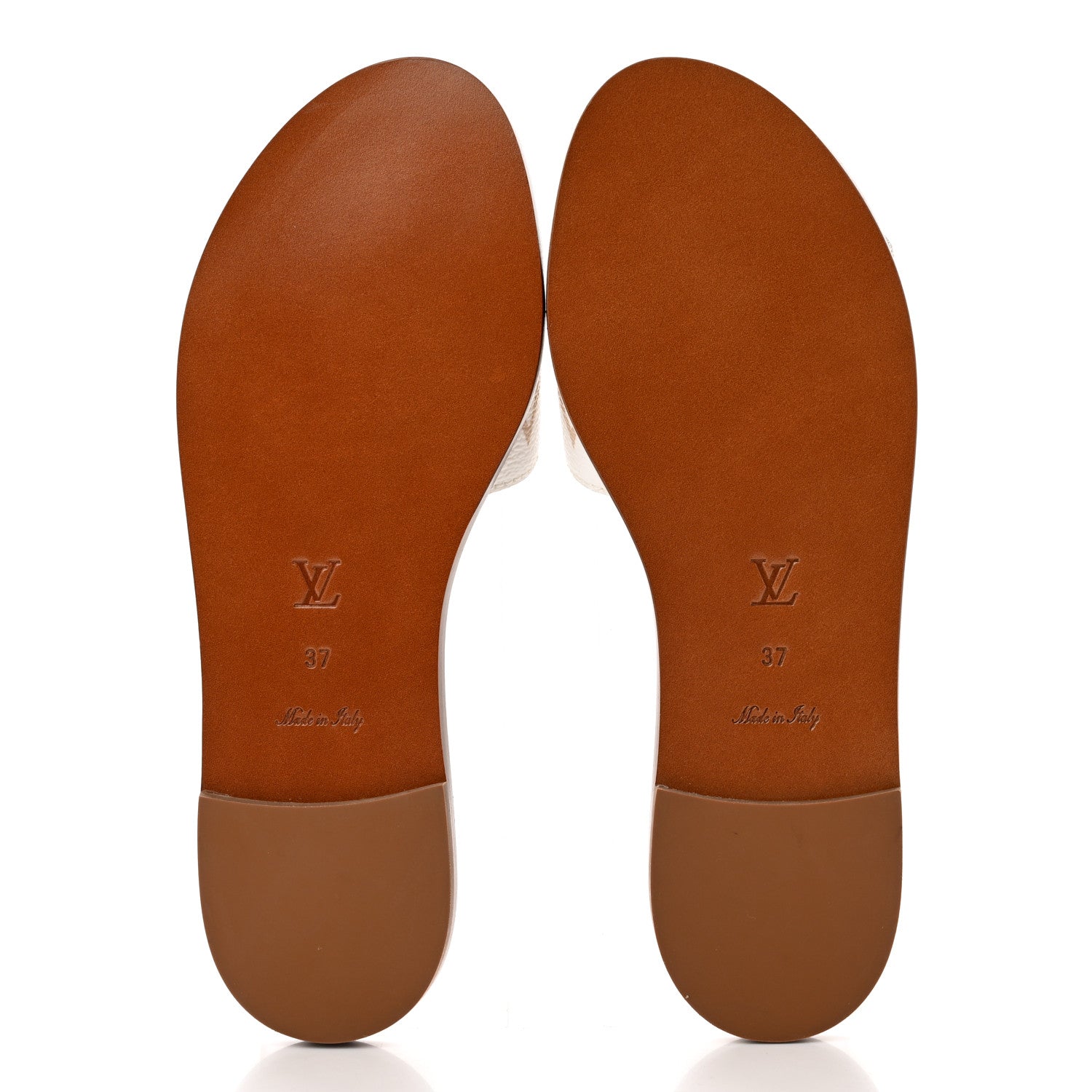 Louis Vuitton Monogram Giant Lock It Flat Mule 37 Kaki 5 of 12