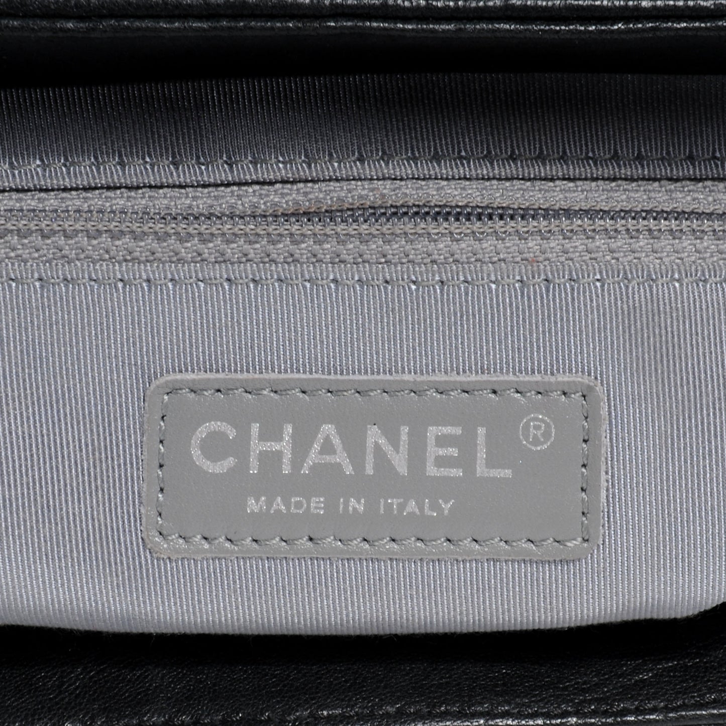 Lambskin Chain Around Medium Messenger Bag Black