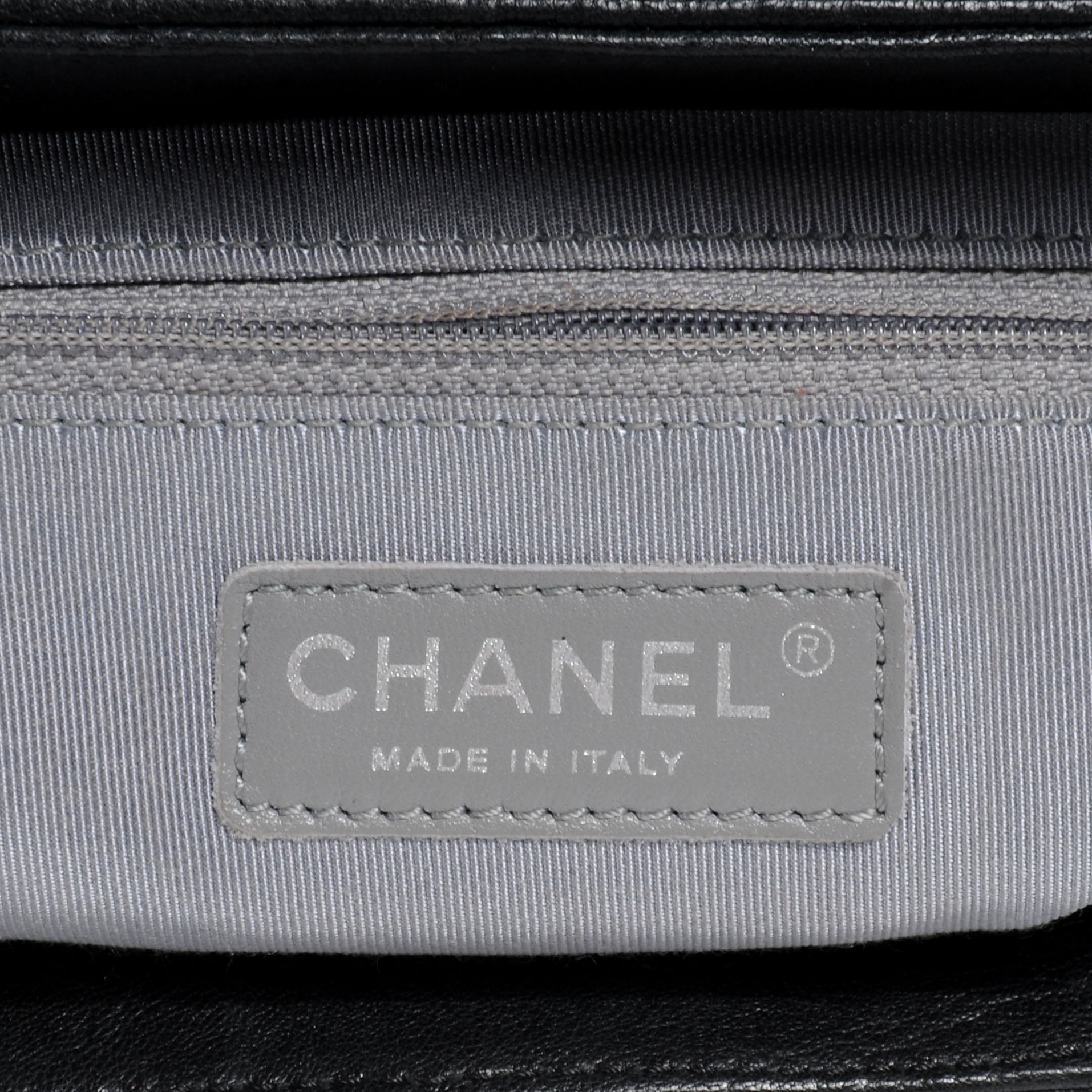 Chanel Lambskin Chain Around Medium Messenger Bag Black 7 of 8