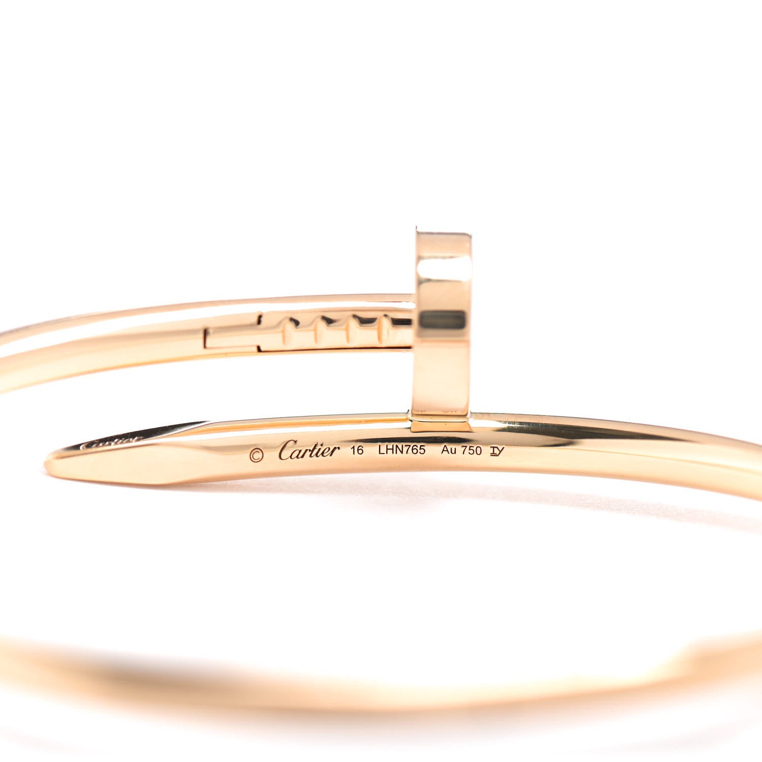 Cartier 18K Yellow Gold Juste Un Clou Bracelet 16 4 of 5