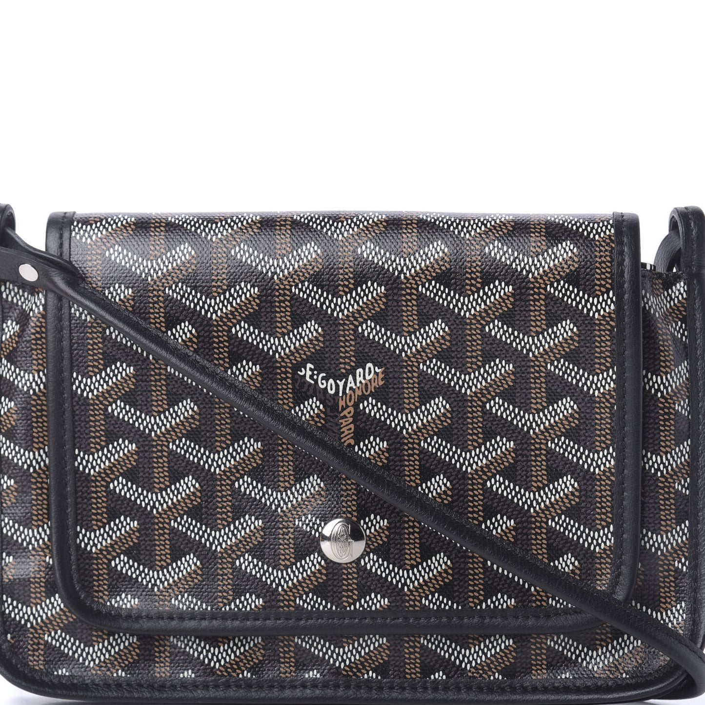 Goyardine Plumet Wallet Clutch Black