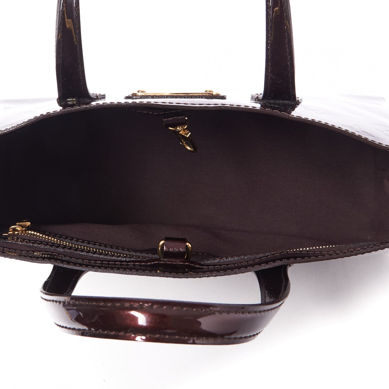 Louis Vuitton Vernis Wilshire PM Amarante 7 of 8