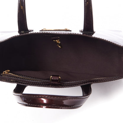 Louis Vuitton Vernis Wilshire PM Amarante 7 of 8