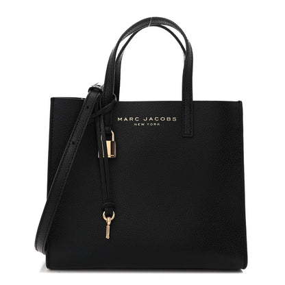 Marc Jacobs Calfskin Mini Grind Tote Bag Black 1 of 13