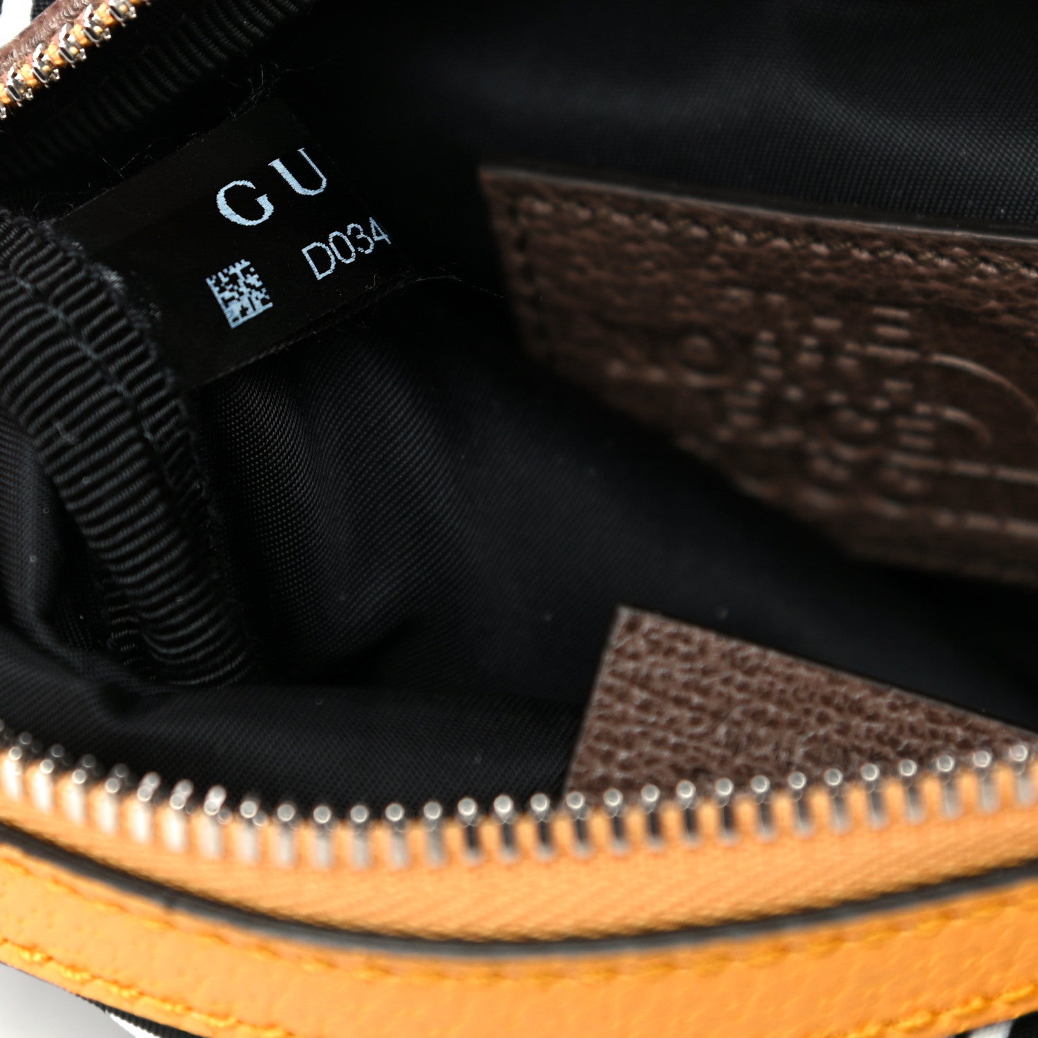 Gucci X THE NORTH FACE Econyl Nylon Belt Bag Black Ivory Crop 6 of 11