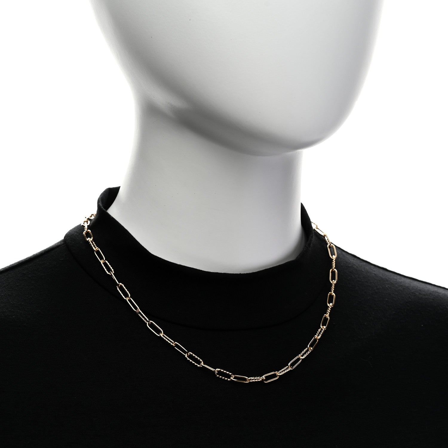David Yurman 18K Yellow Gold 4mm Madison Chain Necklace 18" 2 of 7