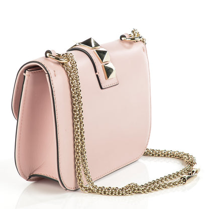 Valentino Garavani Vitello Small Glam Lock Rockstud Flap Water Rose 3 of 8