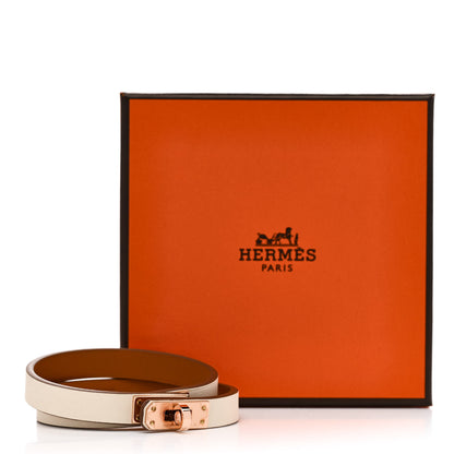 Hermes Swift Mini Kelly Double Tour Bracelet T3 Nata 6 of 6
