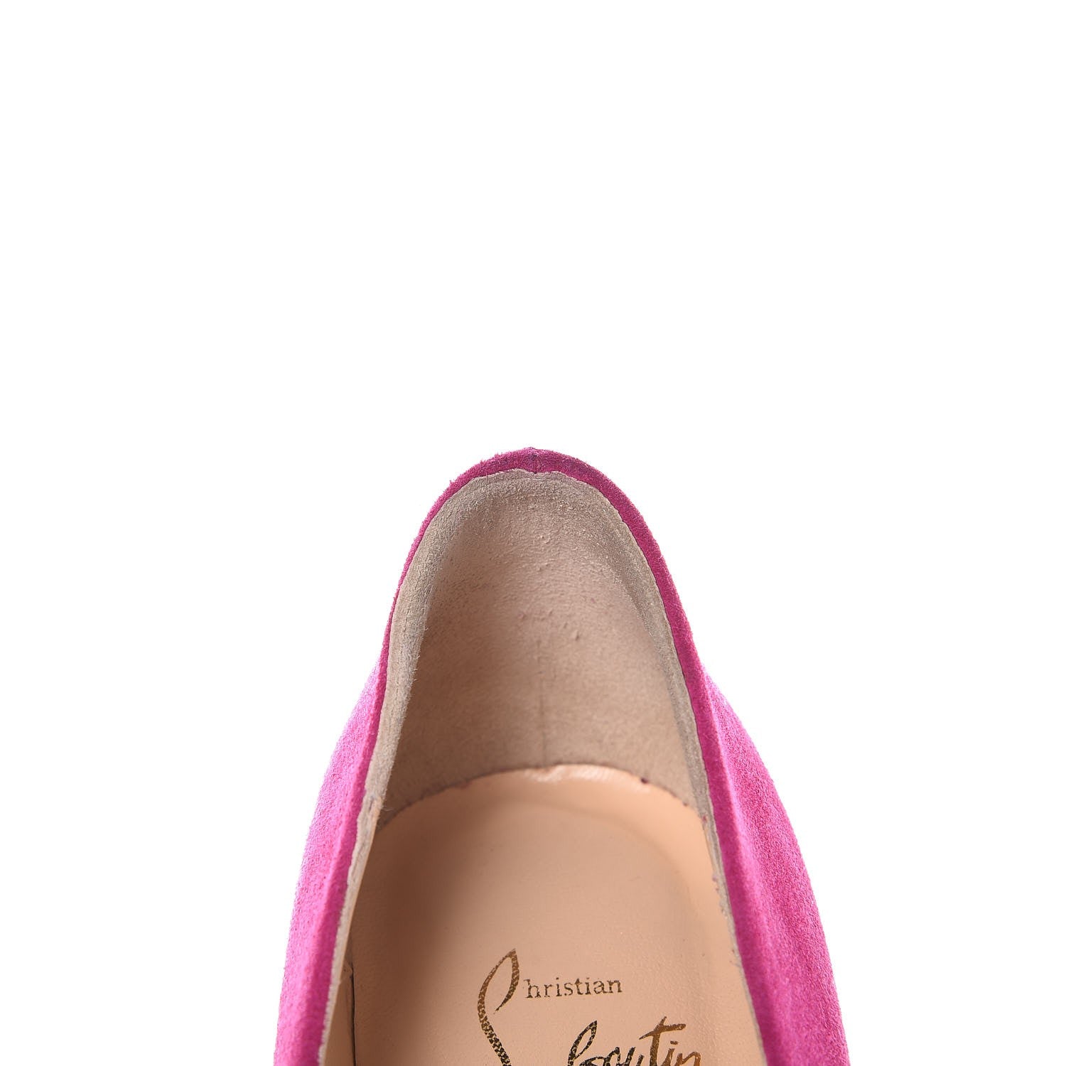 Christian Louboutin Suede Drapesse 160 Pumps 38.5 Grenadine 11 of 14