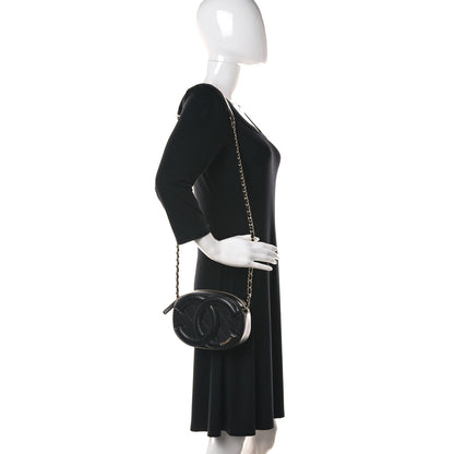 Chanel Lambskin Quilted Coco Midnight Camera Case Black 3 of 10