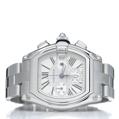 Cartier Stainless Steel 42mm Roadster Chronograph Automatic Watch 2 of 5