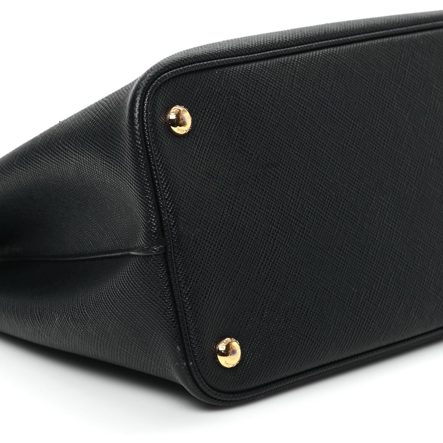Prada Saffiano Cuir Medium Double Bag Black Fuoco 8 of 12