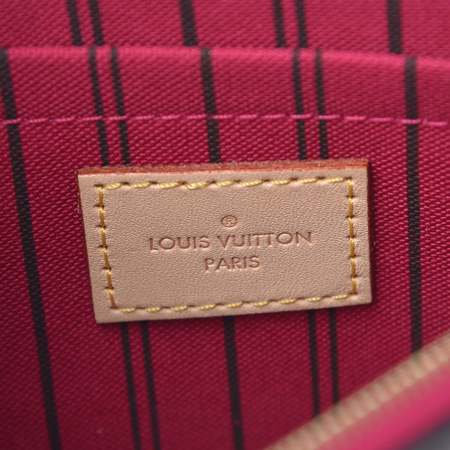 Louis Vuitton Monogram Neverfull MM GM Pochette Pivoine 6 of 8