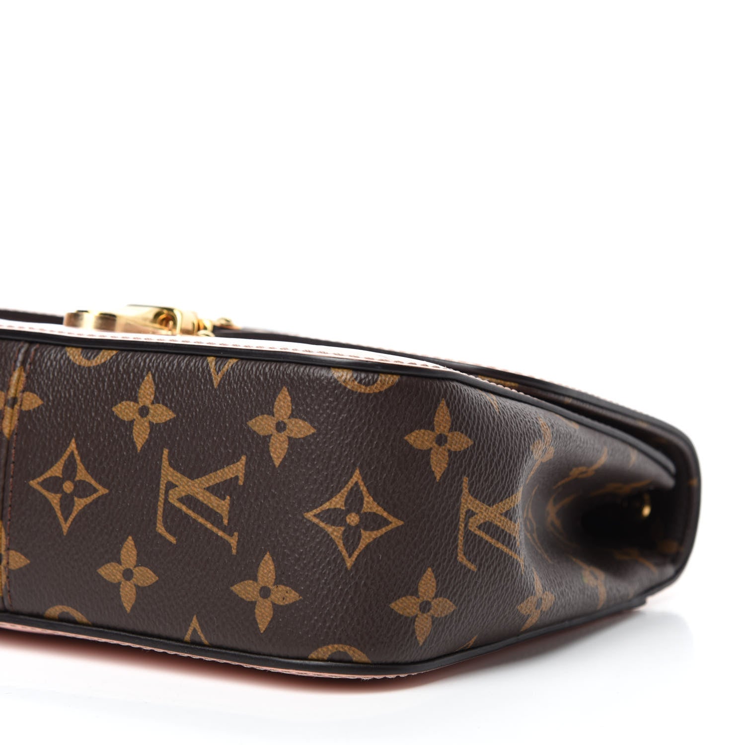 Louis Vuitton Patent Calfskin Monogram Cherrywood BB Rose Ballerine 7 of 16