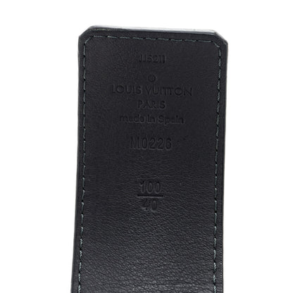 Louis Vuitton Calfskin 40mm LV Optic Reversible Belt 100 40 Black Anthracite Gray 3 of 5