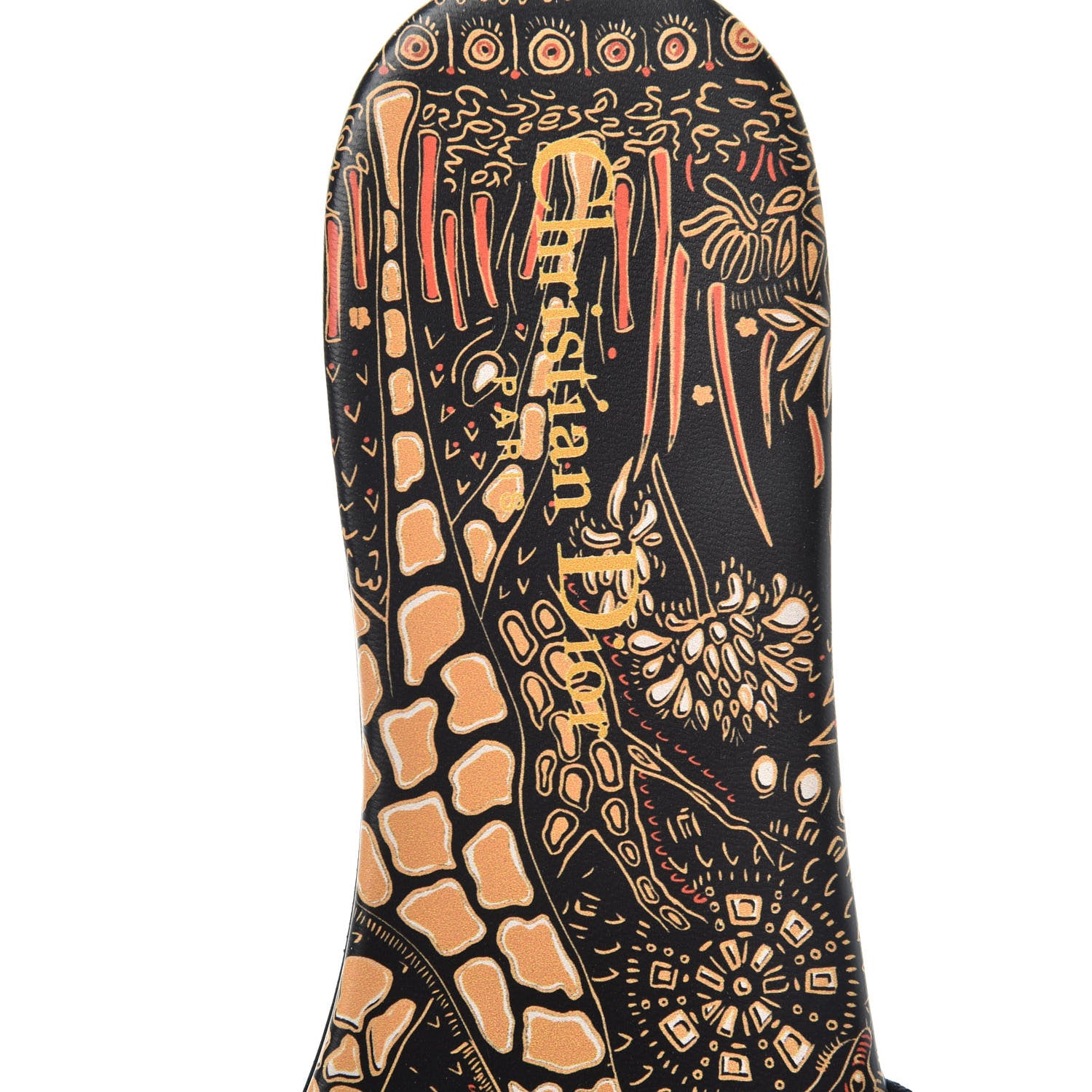 Christian Dior Canvas Embroidered Animals Dway Mules Slide Sandals 36 Multicolor 7 of 10