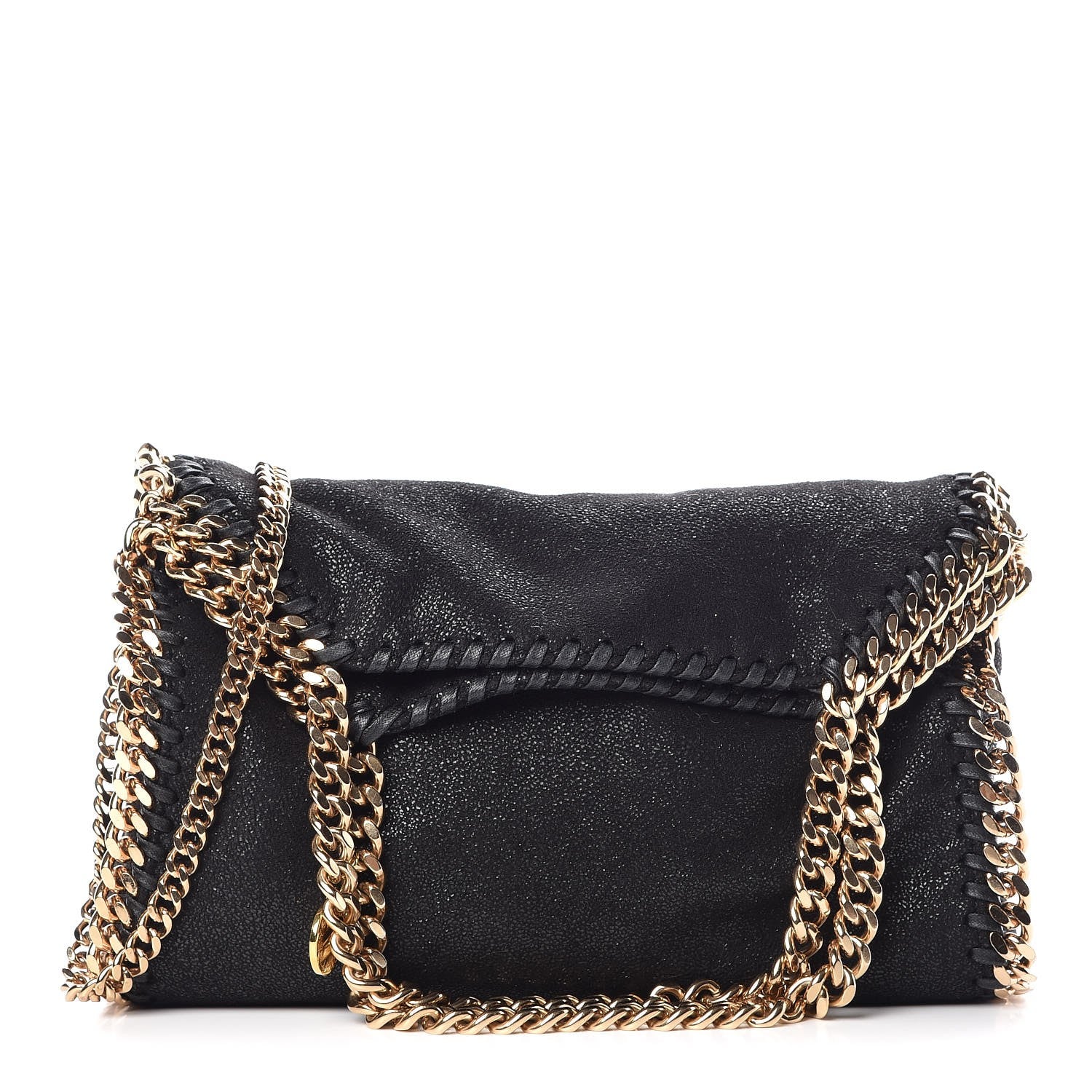 Stella McCartney Shaggy Deer Mini Falabella Tote Black 1 of 8