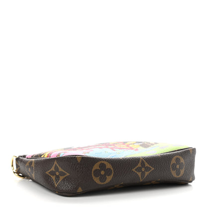 Louis Vuitton Monogram 2021 Christmas Animation Japanese Garden Mini Pochette Accessories Wisteria Pink 4 of 7
