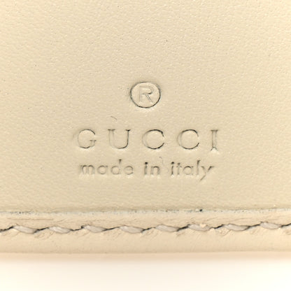 Gucci Calfskin Matelasse GG Marmont Wallet Mystic White 8 of 14