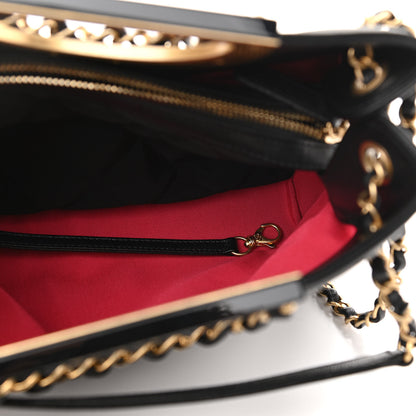 Chanel Caviar Quilted A Real Catch Shopping Bag Black 6 of 11