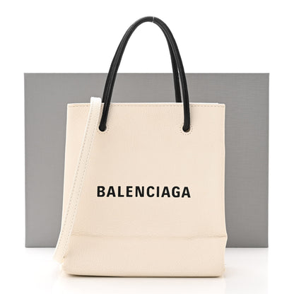 Balenciaga Calfskin Logo XXS Shopping Tote White 12 of 12