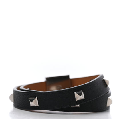 Hermes Swift Medor Infini Cloute Double Tour Bracelet T2 Black 2 of 3