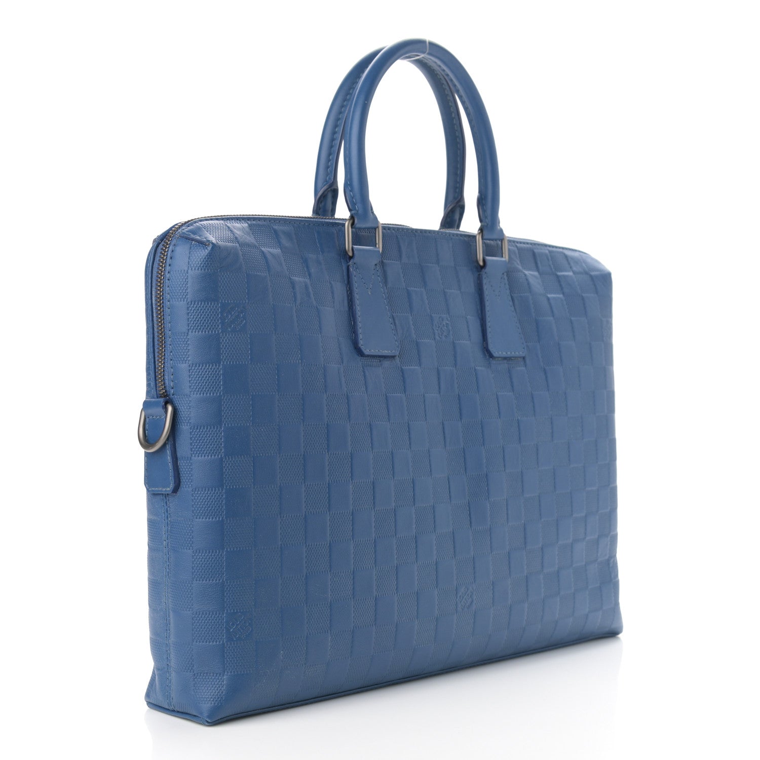 Louis Vuitton Damier Infini Porte-Documents Jour Neptune 3 of 12