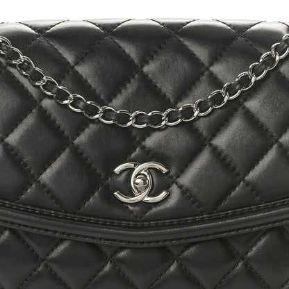 Chanel Lambskin Quilted Large Geometric Flap Black 8 of 10