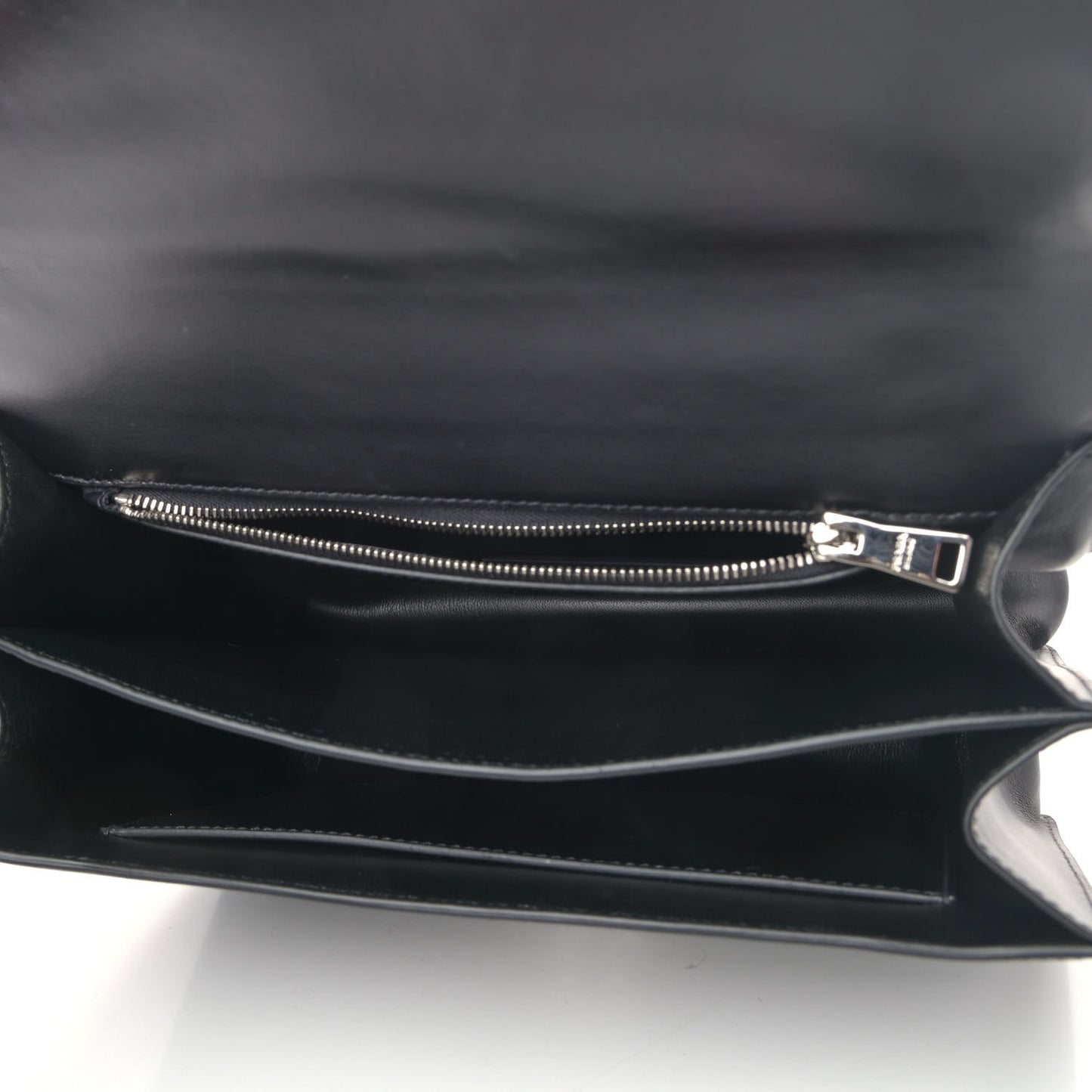Saffiano City Calfskin Studded Elektra Shoulder Bag Black Fuoco