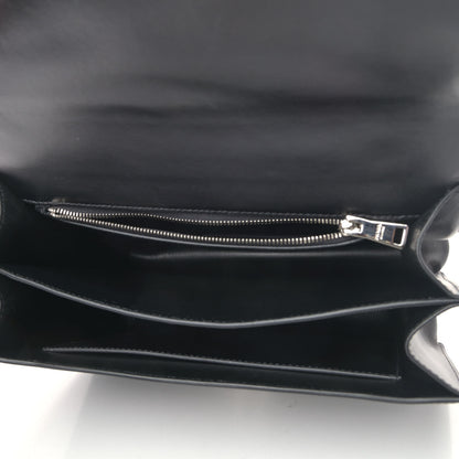 Prada Saffiano City Calfskin Studded Elektra Shoulder Bag Black Fuoco 4 of 4
