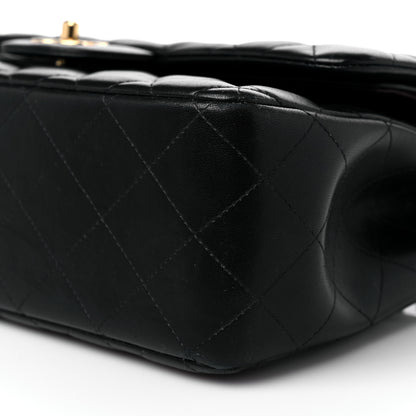 Chanel Lambskin Quilted Jumbo Double Flap Black 9 of 15