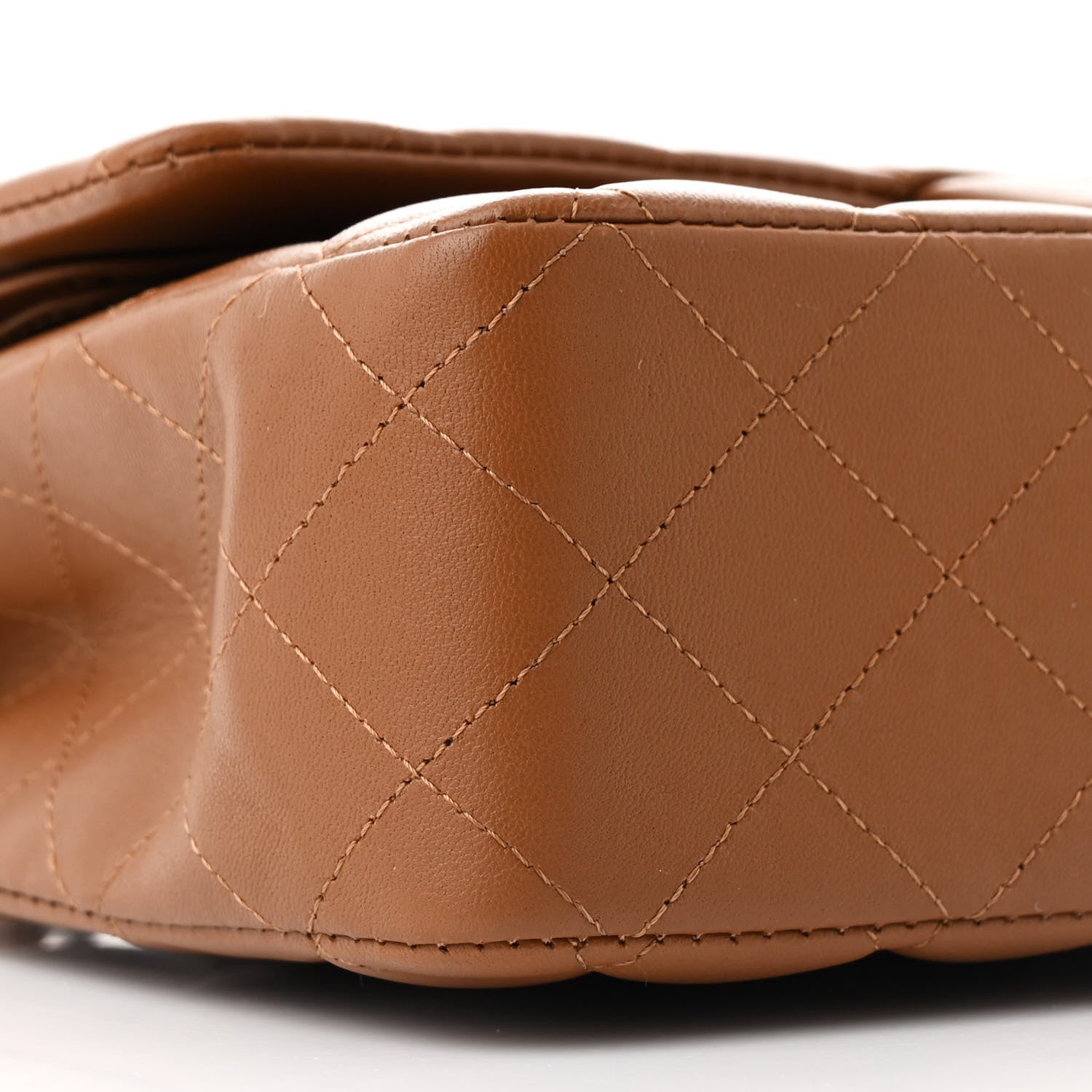 Chanel Lambskin Quilted Medium Double Flap Brown 9 of 11