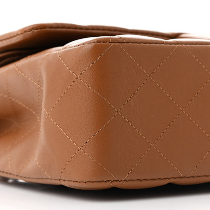 Chanel Lambskin Quilted Medium Double Flap Brown 9 of 11