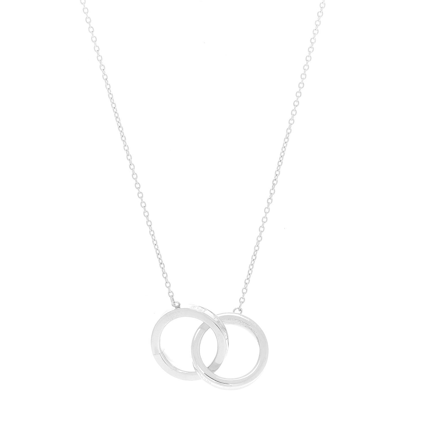 Sterling Silver 1837 Interlocking Circles Pendant Necklace