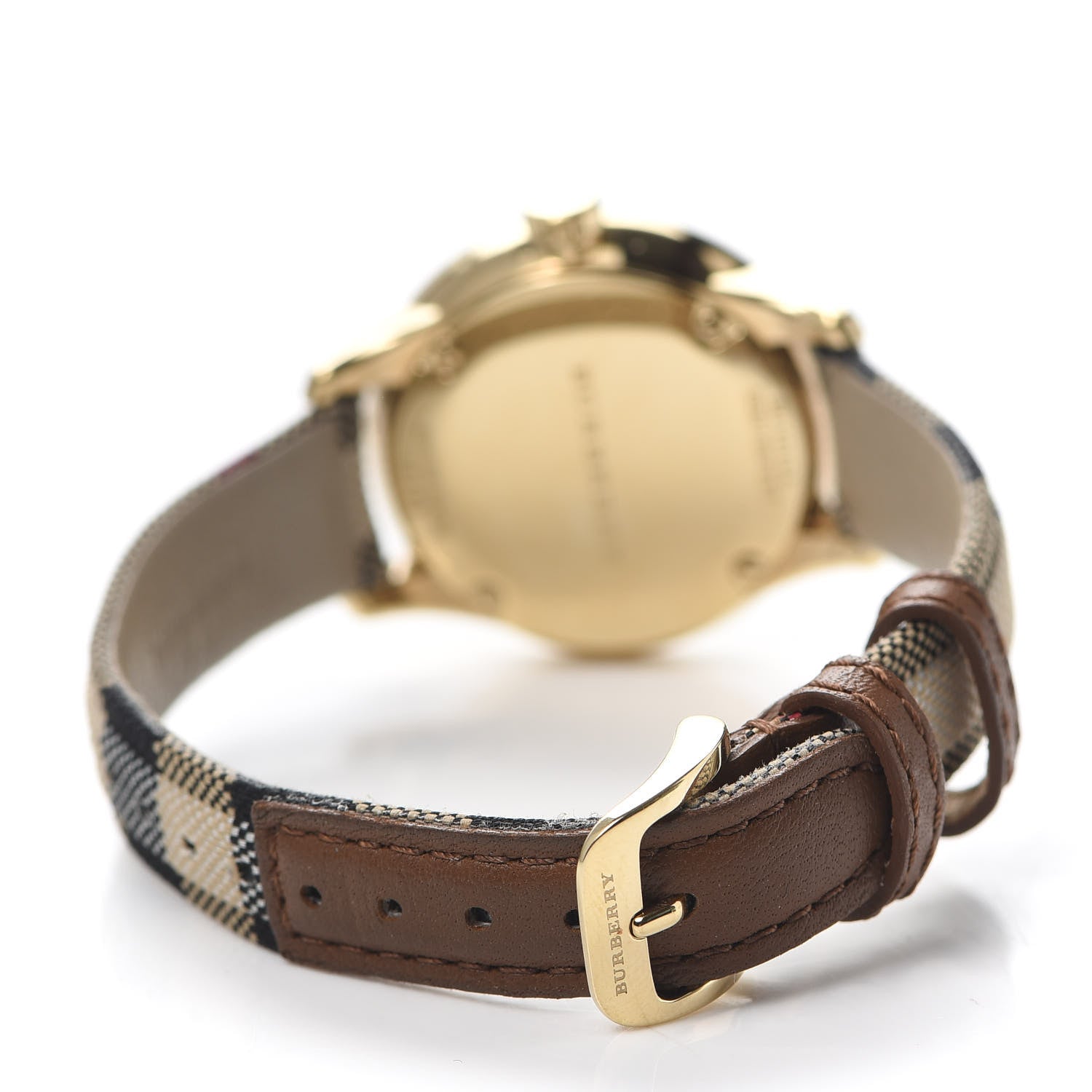 Burberry Stainless Steel Calfskin 32mm Quartz Watch Beige BU10104 3 of 4