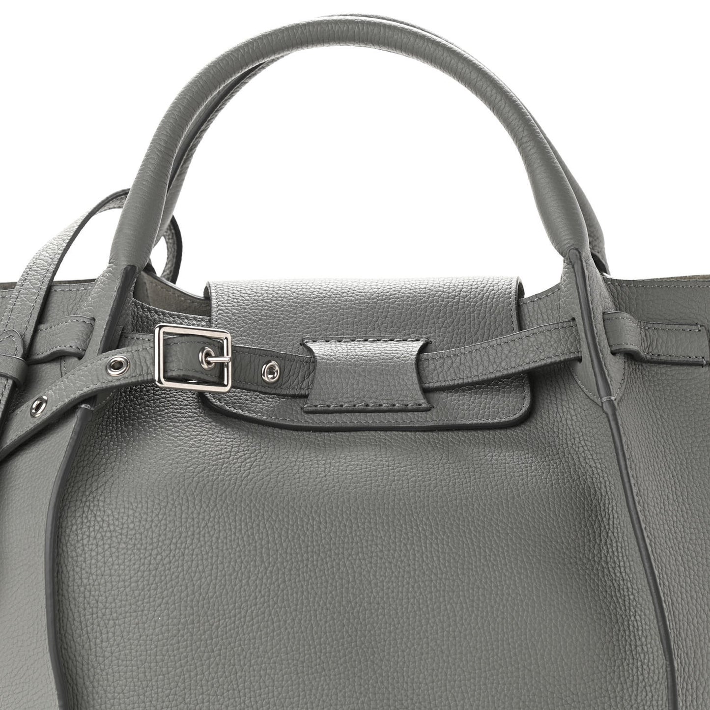 Smooth Calfskin Small Big Bag Grey