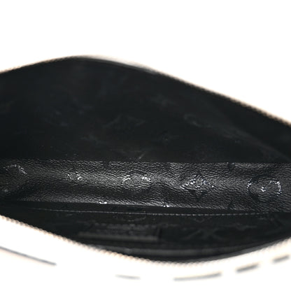 Louis Vuitton X UF Tufted Monogram Pochette Accessories White Black 5 of 10