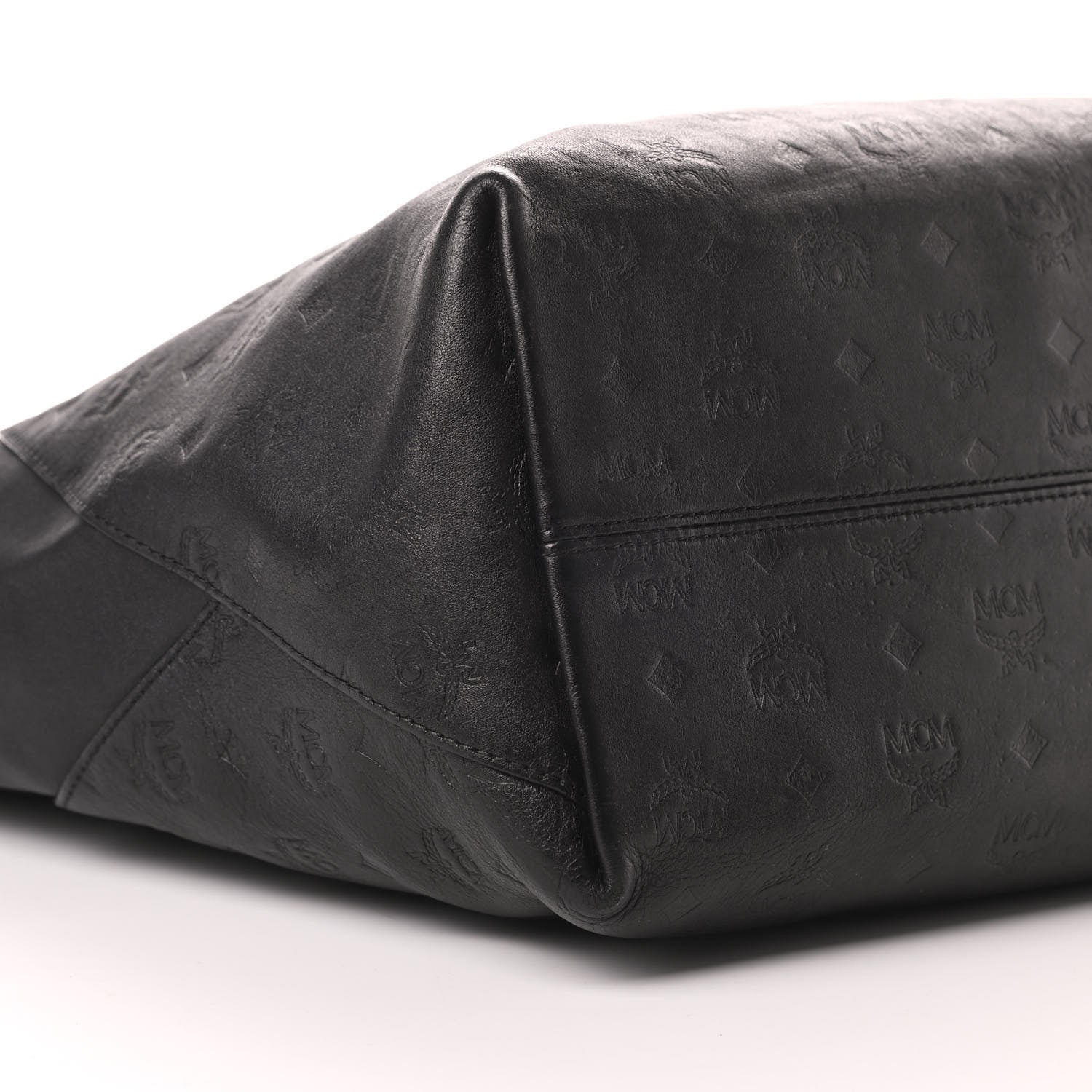 MCM Calfskin Ottomar Large Klara Hobo Black 9 of 12