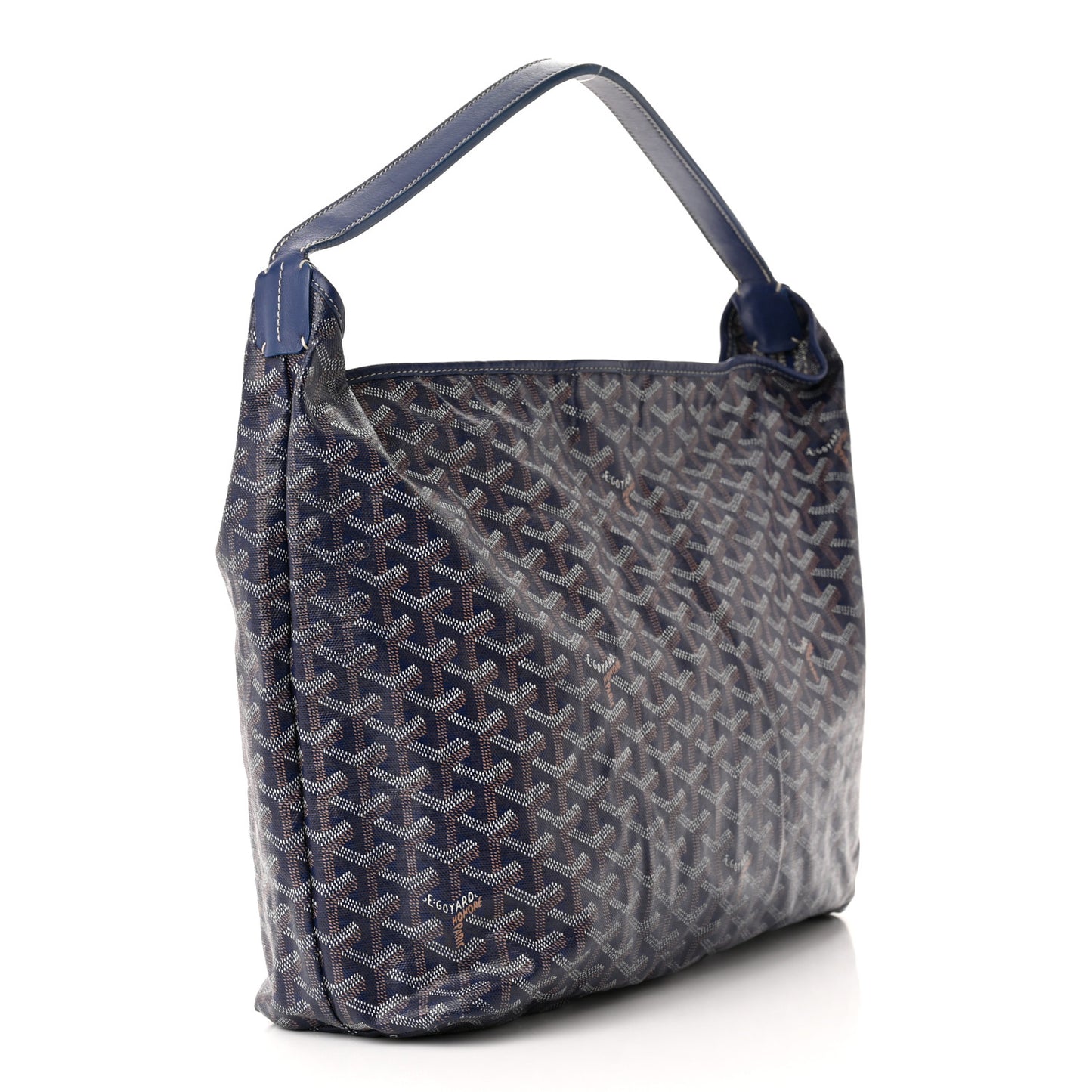 Goyardine Fidji Zip Hobo Navy