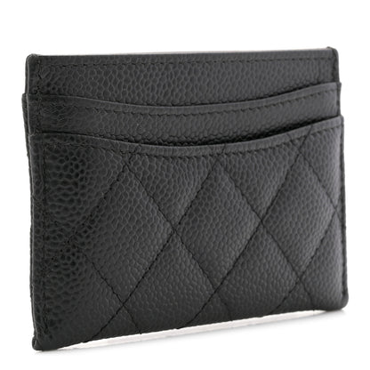 Chanel Caviar Quilted Card Holder Black 3 of 8