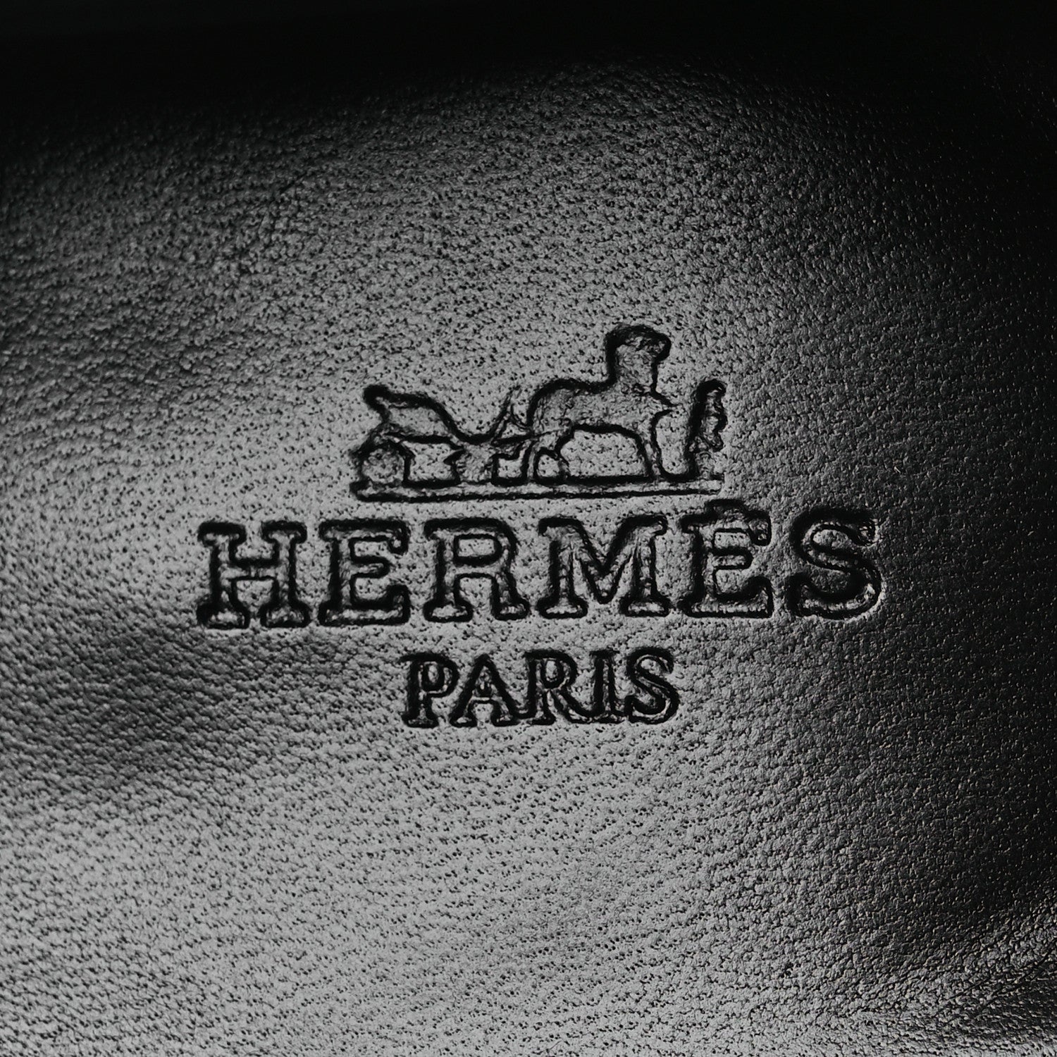 Hermes Goatskin Womens Paris Loafers 39.5 Black 9 of 12