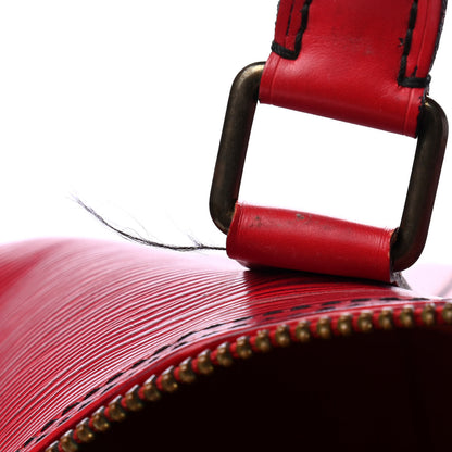 Louis Vuitton Epi Keepall 50 Castillan Red 6 of 10